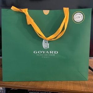 Goyard gift bag with 170th Anniversary sticker